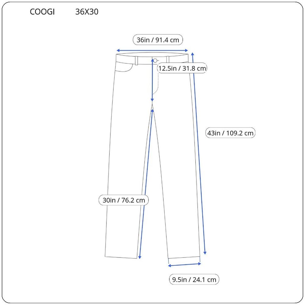 Vintage Coogi Mens 36 X 30 Golden Eagle Wings Embroidered Denim Jeans Streetwear - Picture 4 of 16